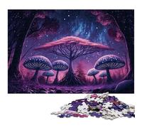 JigsawPuzzle 1000 Pieces for Adults Magic Mushrooms Puzzles for Adults Perfect for Family Fun, Party Games, Birthday Party Favors 50x75CM/19.68x29.52inch