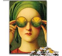 JigsawPuzzle 1000 Pieces for Adults Mona Lisa Jigsaw Puzzles Made of Wood for Birthdays, Holidays, And Home Decor size 50X75CM