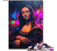 JigsawPuzzle 1000 Pieces for Adults Mona Lisa Puzzle DIY Decoration, Brain Challenge, for Adult, Family, (size 26x38cm)