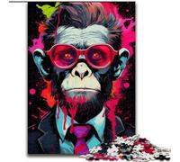 JigsawPuzzle 1000 Pieces for Adults Monkey Doctor Made of Wood, Perfect Christmas & New Year Gift, 50x75cm Engaging Family Game Night Activity
