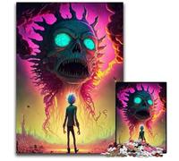 JigsawPuzzle 1000 Pieces for Adults Monster World Jigsaw Puzzles for Adults Ideal for Lover, Perfect Christmas, New Year, Valentine's Gift 26X38CM/10.23x14.96inch