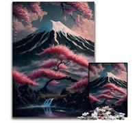 JigsawPuzzle 1000 Pieces for Adults Mount Fuji Difficult Puzzles for Adults Interactive Family Game, Brain Challenge, Educational Toy 50x75CM/19.68x29.52inch