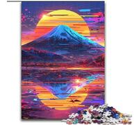 JigsawPuzzle 1000 Pieces for Adults Mount Fuji, Japan Jigsaw Puzzle Made of Wood for Birthdays, Holidays & Home Decor size 50X75CM