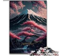 JigsawPuzzle 1000 Pieces for Adults Mount Fuji Puzzle Made of cardboard,Birthday Gift Idea, Challenging Brain Teaser Game 1000pcs(26x38cm)