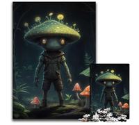 JigsawPuzzle 1000 Pieces for Adults Mushroom Boy in Forest Jigsaw Puzzles for Home DecorHoliday Fun 1000 PCS(38x26cm)