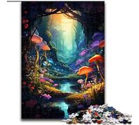 JigsawPuzzle 1000 Pieces for Adults Mushroom Forest Puzzle Gift DIY Fun Suitable for Home Living Room Office Decoration (size : 26x38cm)
