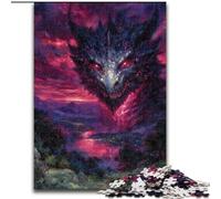JigsawPuzzle 1000 Pieces for Adults Mysterious Dragon, Educational Games Home Decoration Suitable for Desktop Decoration (Size 26x38cm)