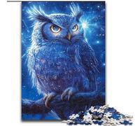JigsawPuzzle 1000 Pieces for Adults Mysterious Owl, Brain Teaser For Wall Decoration Unique Birthday And Xmas Gifts for for Age 14 (Size 26x38cm)