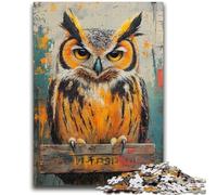 JigsawPuzzle 1000 Pieces for Adults Mysterious Owl Learning Educational Toys Unique Home Decor And Gifts for 14+ 50x75cm