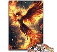 JigsawPuzzle 1000 Pieces for Adults Mysterious Phoenix Educational Games Home Decoration Birthday Present, Gifts for Age 14+ 50x75cm