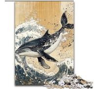 JigsawPuzzle 1000 Pieces for Adults Mysterious Whale, Educational Games Home Decoration Suitable for Desktop Decoration (Size 50x75cm)