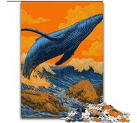 JigsawPuzzle 1000 Pieces for Adults Mysterious Whale Jigsaw for Teenagers, Family Game Night, Brain-Challenging Gift Idea (size 26x38cm)