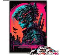 JigsawPuzzle 1000 Pieces for Adults Neon Robots Challenging Puzzles for Family Fun Perfect for Holidays, Interactive Game Nights Size 26X38CM