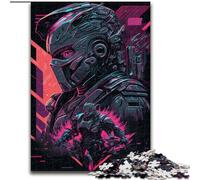 JigsawPuzzle 1000 Pieces for Adults Neon Warrior Jigsaws 1000 Pieces for Adults for Teenagers, Family Interactive Game, Challenge Gift Size 26X38CM