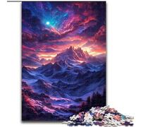 JigsawPuzzle 1000 Pieces for Adults Northern Lights,Help The Brain Exercise Addictive Toys to Cultivate Patience Wall Decoration 50x75cm