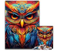 JigsawPuzzle 1000 Pieces for Adults Owl Jigsaw Puzzles for Adults Adult Game Gift Family Interactive Game Brain Challenge Gift 50x75CM/19.68x29.52inch