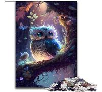 JigsawPuzzle 1000 Pieces for Adults Owl Quaint Challenging Puzzles size 26x38cm Family Activity, DIY Home Decor