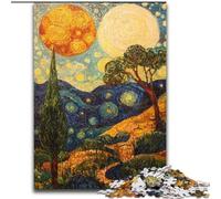 JigsawPuzzle 1000 Pieces for Adults Painting by Van Gogh Puzzle Challenging DIY Art for Enthusiasts, for Relaxation (size 50x75cm)