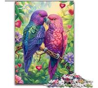 JigsawPuzzle 1000 Pieces for Adults Parrot Couple Impossible Jigsaw Puzzles for Adults 26X38CM Colorful Home Decor & Interactive Family Game