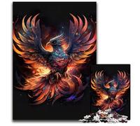 JigsawPuzzle 1000 Pieces for Adults Phoenix Bird Paper Jigsaw Puzzles for Travel Lovers Couples Challenging Toy 1000 PCS(38x26cm)
