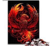 JigsawPuzzle 1000 Pieces for Adults Phoenix Made of Wood, Perfect for Birthday, Christmas 50x75cm DIY Art Decor