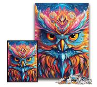 JigsawPuzzle 1000 Pieces for Adults Pink Owl Puzzles for Adults 26x38 cm Perfect for Family Fun on Christmas, Thanksgiving, Birthdays & Easter