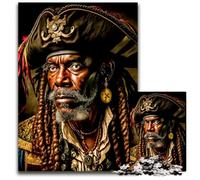 JigsawPuzzle 1000 Pieces for Adults Pirate Captain cardboard Jigsaw Puzzles Ideal DIY Decor & Brain Teaser Gift 26X38CM/10.23x14.96inch