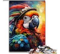 JigsawPuzzle 1000 Pieces for Adults Pirate Parrot Difficult Puzzles for Adults size50x75cm Perfect for Teenagers, Family Bonding, Brain Teaser & DIY Home Decor Gift