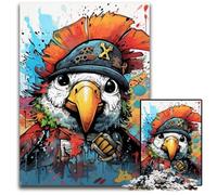 JigsawPuzzle 1000 Pieces for Adults Pirate Parrot Jigsaw Puzzles for Adults Adult Game Gift Family Interactive Game Brain Challenge Gift 50x75CM/19.68x29.52inch