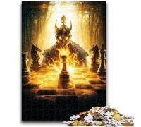 JigsawPuzzle 1000 Pieces for Adults Play Chess Learning Educational Toy for Is Ideal As A Gift for The Whole Family 50x75cm