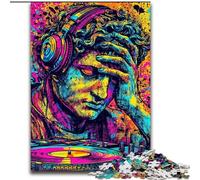 JigsawPuzzle 1000 Pieces for Adults Pop-art Michelangelos David Statue Puzzle Brain Teaser Game for Teenagers, for Family Game Night (size 26x38cm)