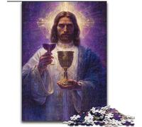JigsawPuzzle 1000 Pieces for Adults Portrait of Mary The Mother Jigsaw Family Interactive Game, Ideal for Teenagers, Brain Teaser Gift (size 26x38cm)