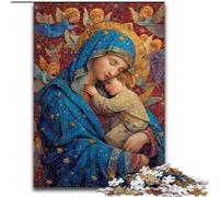JigsawPuzzle 1000 Pieces for Adults Portrait of Mary The Mother Jigsaw for Teenager & Families, Perfect DIY Decor & Brain-Teasing Challenge (size 50x75cm)