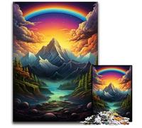 JigsawPuzzle 1000 Pieces for Adults Psychedelic Alps Difficult Puzzles for Adults Challenging Brain Teaser for Teenagers Family Fun Interactive Game 1000 PCS(75x50cm)
