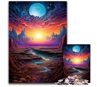 JigsawPuzzle 1000 Pieces for Adults Psychedelic Alps Impossible Jigsaw Puzzles for Adults Perfect for Teenagers & Home Decor 1000 PCS(38x26cm)