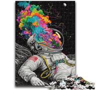 JigsawPuzzle 1000 Pieces for Adults Psychedelic Astronaut Help The Brain Exercise Addictive Toys to Cultivate Patience Suitable for Couples 26x38cm