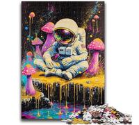 JigsawPuzzle 1000 Pieces for Adults Psychedelic Astronaut Help The Brain Exercise Addictive Toys to Cultivate Patience Suitable for Couples 26x38cm