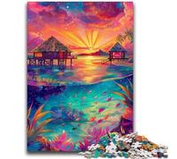 JigsawPuzzle 1000 Pieces for Adults Psychedelic Island Educational Games Home Decoration Birthday Present, Gifts for Age 14+ 50x75cm