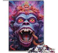 JigsawPuzzle 1000 Pieces for Adults Psychedelic Monkey Puzzle for Teenagers, Family Game Night, Brain-Challenging Gift Idea (size : 50x75cm)