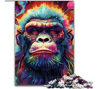 JigsawPuzzle 1000 Pieces for Adults Psychedelic Monkey Puzzle for Teenagers, Family Game Night, Brain-Challenging Gift Idea (size : 50x75cm)