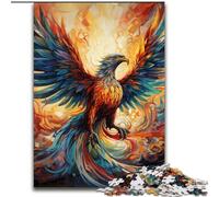 JigsawPuzzle 1000 Pieces for Adults Psychedelic Phoenix Bird Jigsaw Perfect for Teenagers & Family Fun, for Birthdays (size : 26x38cm)
