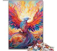 JigsawPuzzle 1000 Pieces for Adults Psychedelic Phoenix Bird Puzzle DIY Decoration, Brain Challenge, for Adult, Family, (size : 50x75cm)