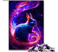 JigsawPuzzle 1000 Pieces for Adults Rabbit Puzzles for Adults Challenging DIY Brain Teaser, Interactive Family Game (Size 26x38cm)