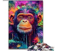 JigsawPuzzle 1000 Pieces for Adults Rainforest Gorilla Jigsaw Puzzles Made of Wood for Birthdays, Holidays, And Home Decor size 50X75CM