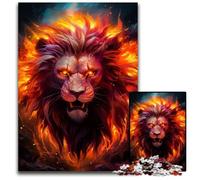 JigsawPuzzle 1000 Pieces for Adults Red Lion HeadPuzzles for Adults for Family And Friends Suitable for Ages 14+ 1000 PCS(75x50cm)