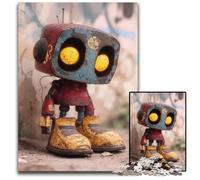 JigsawPuzzle 1000 Pieces for Adults Rusty Robot ToyPuzzles for Adults for Family And Friends Suitable for Ages 14+ 1000 PCS(75x50cm)