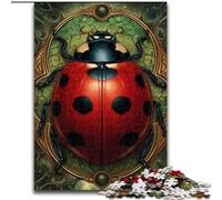 JigsawPuzzle 1000 Pieces for Adults Seven-spotted Ladybug,Help The Brain Exercise Addictive Toys to Cultivate Patience Wall Decoration 38x26cm