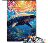 JigsawPuzzle 1000 Pieces for Adults Shark Jigsaw Puzzles for Adults 50x75cm Brain Challenge Gift, Educational Activity for Teenagers
