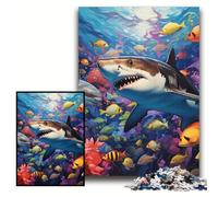 JigsawPuzzle 1000 Pieces for Adults Shark Puzzles for Adults 50x75 cm Perfect for Family Fun on Christmas, Thanksgiving, Birthdays & Easter