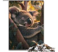 JigsawPuzzle 1000 Pieces for Adults Sleeping Koala, for 14+ Challenging Game As A Gift for The Whole Family And Friends (Size 26x38cm)